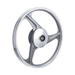 Ficha técnica e caractérísticas do produto Roda Aluminio Dianteira Temco Centauro Cinza YBR 125 KS - Laquila