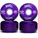 Ficha técnica e caractérísticas do produto Roda Bones Original Spf Clears 56mm Purple (4 Rodas)