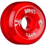 Ficha técnica e caractérísticas do produto Roda Bones SPF Clear Red 60mm