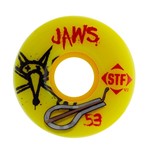 Ficha técnica e caractérísticas do produto Roda Bones STF Jaws Yellow 53mm