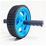 Ficha técnica e caractérísticas do produto Roda de Exercicios Plus - Preta e Azul - Purys Importadora