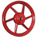Ficha técnica e caractérísticas do produto Roda de Liga Leve Fabreck 6 Palitos Honda CG 150 Titan ES (até 2009) - Vermelho