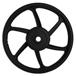 Roda de Magnésio Ybr 125 K 6 Pontas Preto - Fabreck