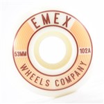 Ficha técnica e caractérísticas do produto Roda de Skate Emex Wheels Company 53mm