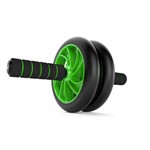 Roda Dupla Rolo Abdominal Lombar Fitness Exercícios Treinos