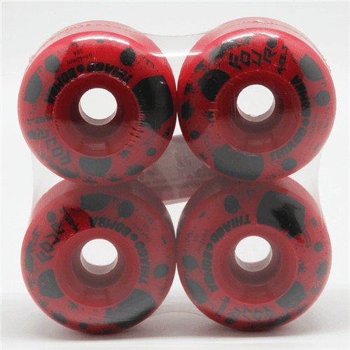 Ficha técnica e caractérísticas do produto Roda Four Wheels Thiago Bomba 64mm Vermelho Un