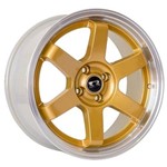 Roda K57 Aro 17x8 4x100 Dourada KR