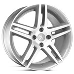 Ficha técnica e caractérísticas do produto Roda KR R41 Peugeot 308 Aro 15 - Prata com Face Polida 4x108