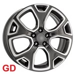 Ficha técnica e caractérísticas do produto Roda KR R76 Jeep Renegade Aro 18x7 5x110 Et 40