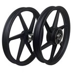 Roda Liga Factor 125 Disco 6 Pontas Preto PAR (SCUD)