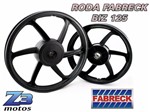 Ficha técnica e caractérísticas do produto Roda Liga Leve 6 Palitos para Biz 125 Fabreck Par