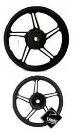 Roda Liga Traseira Cg 150 Tit/fan Tamb Preto (5p) (01 Und) - Fabreck