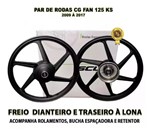 Ficha técnica e caractérísticas do produto Roda Liga Leve Scud Fan 125 2009/2017 Ks 6p Par Freio Tambor