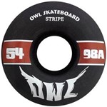 Ficha técnica e caractérísticas do produto Roda Owl Stripe 54mm - Owl Sports