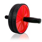 Ficha técnica e caractérísticas do produto Roda para Exercícios Abdominal Lombar Fitness Academia - Abwheel COR VERMELHO - Mb Fit