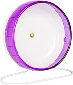 Roda Rodinha para Hamster Chines Russo Topolino 18 Cm com Suporte Cor Lilas - Jel Plast