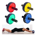 Roda Rolinho Abdominal Lombar Duplo Exercicios Profissional - Ns