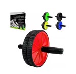 Ficha técnica e caractérísticas do produto Roda Rolinho de Exercícios Abdominal Aparelho Fitness - Mb Fit - Mbfit
