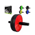 Ficha técnica e caractérísticas do produto Roda Rolinho de Exercícios Abdominal Aparelho Fitness - Mb Fit