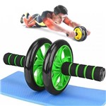 Ficha técnica e caractérísticas do produto Roda Rolo para Exercicio Abdominal Fitness Esporte Musculo Lombar - Ideal