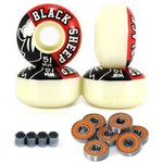 Ficha técnica e caractérísticas do produto Roda Skate 51mm Black Sheep Fundida com Rolamentos