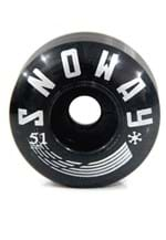 Ficha técnica e caractérísticas do produto Roda Snoway PU SS 51mm Preto