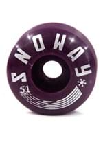 Ficha técnica e caractérísticas do produto Roda Snoway PU SS 51mm Roxo