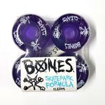 Ficha técnica e caractérísticas do produto Rodas Bones Spf Clear Purple 56mm 4pk