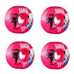 Ficha técnica e caractérísticas do produto Rodas Bones STF Bartie Clown 51mm Pink