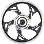 Ficha técnica e caractérísticas do produto Rodas Cg 150 Fan Titan 2014 Fd Ninja Par Andra - Preta