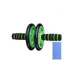 Ficha técnica e caractérísticas do produto Rodas Rodas Duplo Fitness workout da cintura abdominal ExercÃ­cio GinÃ¡sio Roller