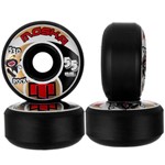 Ficha técnica e caractérísticas do produto Rodas Skate Moska Rock Street 55mm 53D Preta