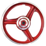 Ficha técnica e caractérísticas do produto Rodas Titan 150Cc Esd Fd Cbr Polido Par Andra - Vermelha 2132