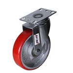 Ficha técnica e caractérísticas do produto Rodízio Giratório 5" Cubo de Pu Ff 100kg Ga15125 Acm Tools