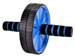 Rolo Roda Abdominal para Academia e Exercicio Fisico Ombro Musculo Azul (BSL-JS002) - Ab Midia
