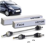Ficha técnica e caractérísticas do produto Semi Eixo Chery Face 2010 a 2015 Cambio Manual com ABS Vetor VT9553 VT9554
