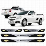 Ficha técnica e caractérísticas do produto Soleira Resinada Personalizada Para Chevrolet Montana