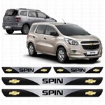 Ficha técnica e caractérísticas do produto Soleira Resinada Personalizada Para Chevrolet Spin