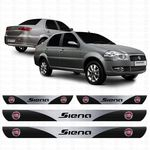 Ficha técnica e caractérísticas do produto Soleira Resinada Personalizada Para Fiat Siena