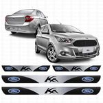 Ficha técnica e caractérísticas do produto Soleira Resinada Personalizada Para Ford Ka