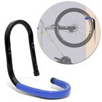 Ficha técnica e caractérísticas do produto Suporte De Parede Vertical Fixo 01 Bicicleta Bike Aro 20 24 26 29 Peixinho Preto E Azul