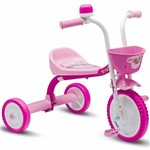 Ficha técnica e caractérísticas do produto Triciclo Infantil Rosa Menina 3 Rodas Nathor You 3 Girl