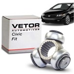 Ficha técnica e caractérísticas do produto Trizeta do Semi Eixo Honda Civic 2007 a 2018 LXS EXS Fit 2003 a 2006 Vetor VT9048