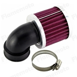 Ficha técnica e caractérísticas do produto Universal motocicleta Esporte Rua Dirt Bike ATV Air Cleaner entrada do filtro 45 milímetros-48 milímetros para Honda Yamaha Suzuki Kawasaki