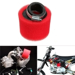 Ficha técnica e caractérísticas do produto 38mm ATV PIT DIRT BIKE 45 graus ESPUMA ANGULADA Filtro de Ar Pod Cleaner 110cc 125cc VERMELHO CRF50 XR50 CRF
