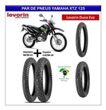 Ficha técnica e caractérísticas do produto Yamaha Xtz 125 Pneu Dianteiro Traseiro Tam Original Duna - Levorin
